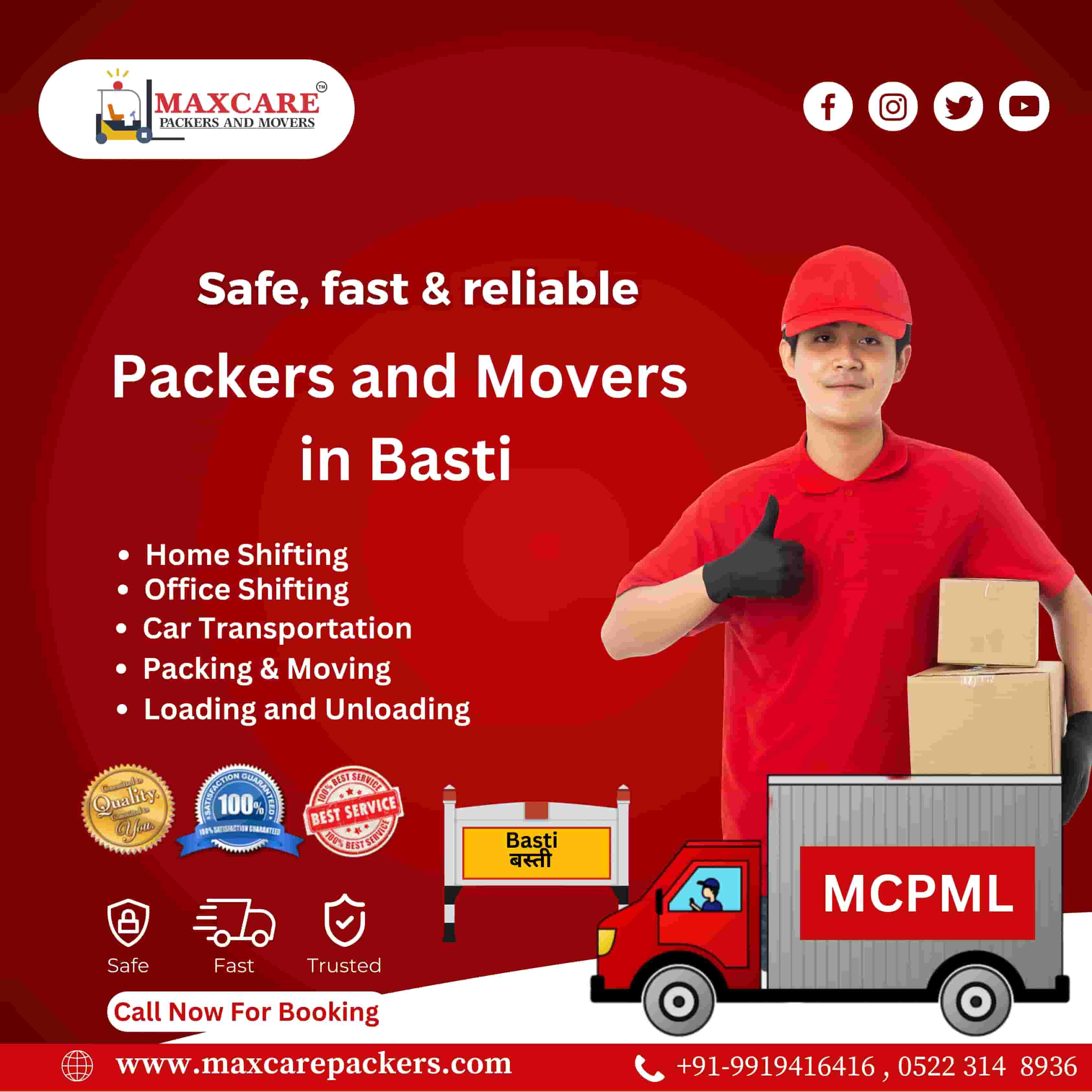 Packers and Movers in basti