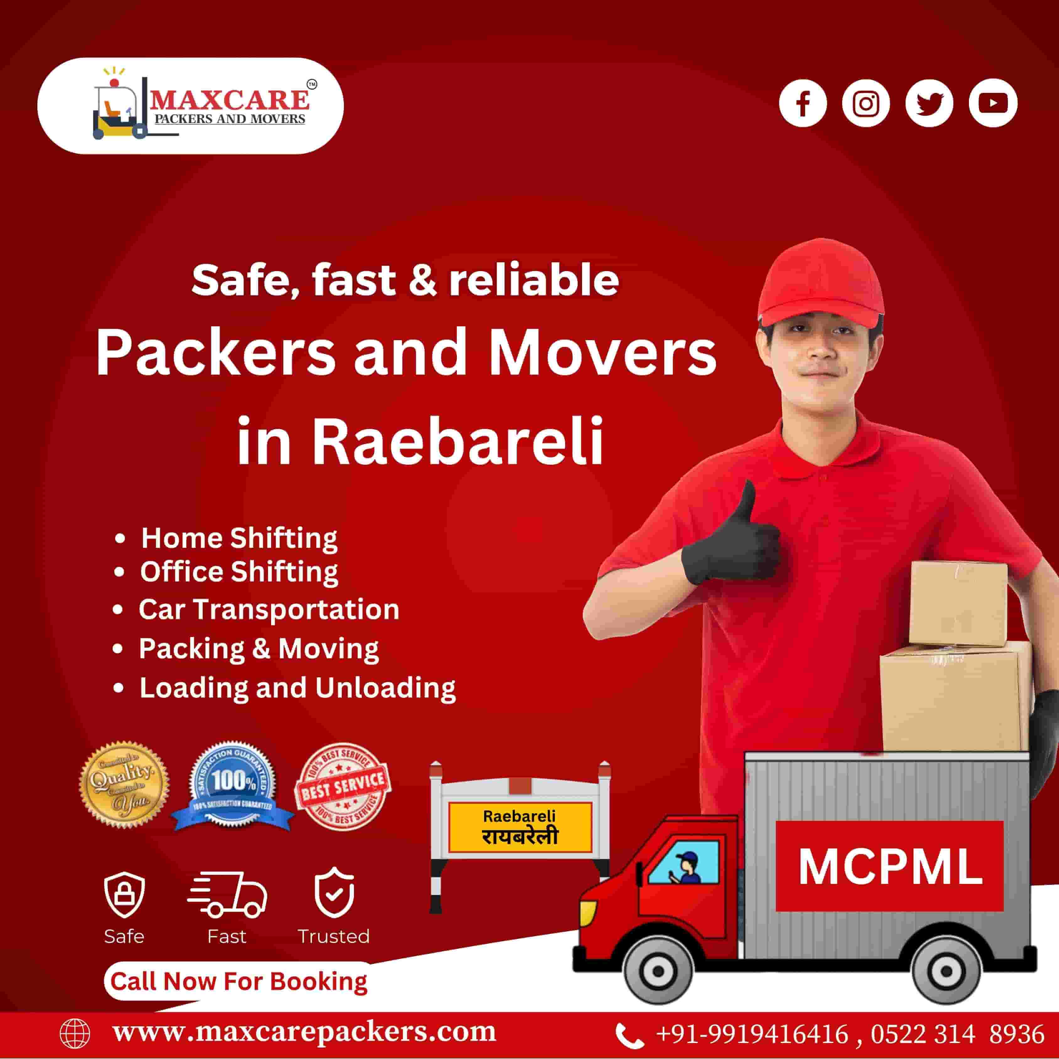 Packers and Movers in Raebareli